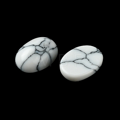 Synthetic Howlite Cabochons G-A094-01B-45-1