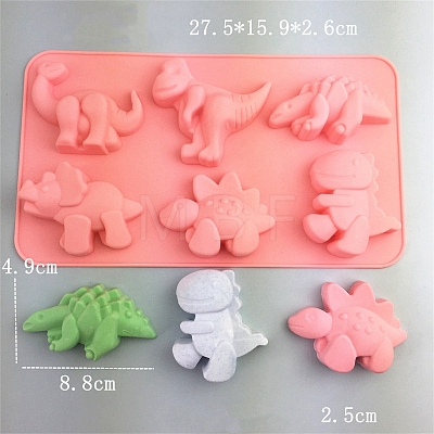 Dinosaur DIY Food Grade Silicone Display Molds PW-WG75918-02-1