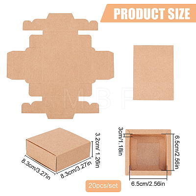 Kraft Paper Folding Box CON-BC0004-32A-A-1