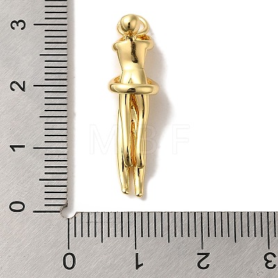 Rack Plating Brass Pendants KK-U027-33G-1