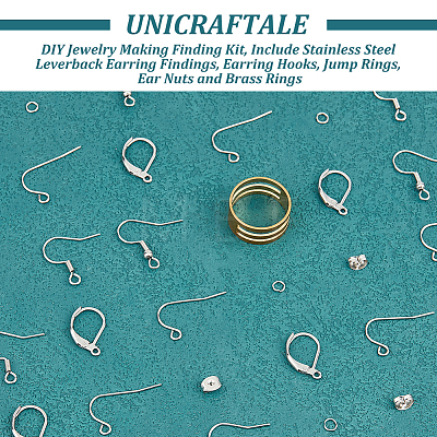 Unicraftale DIY Jewelry Making Finding Kit DIY-UN0050-24-1
