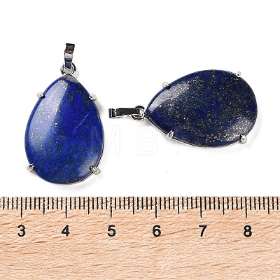 Natural Lapis Lazuli Pendants G-U002-01P-C-1