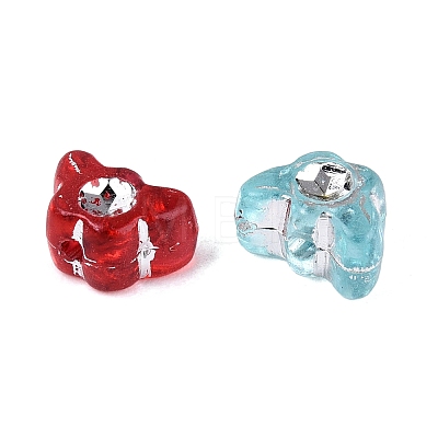 Plastic Butterfly Beads KY-Q002-05-1