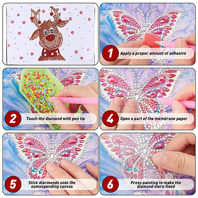 DIY Diamond Painting Stickers Kits DIY-WH0195-49-1