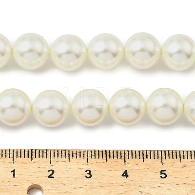 Round Shell Pearl Beads Strands BSHE-XCP0001-25A-02-1