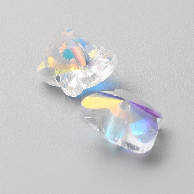 Facted Glass Pendants GLAA-WH0031-59A-01-1
