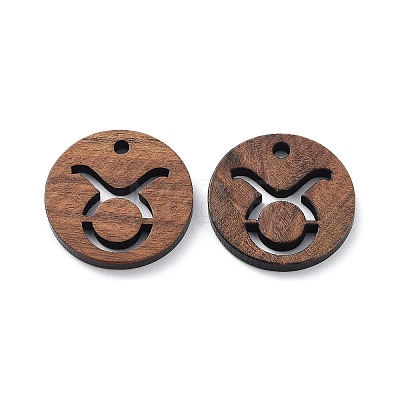 Walnut Wood Laser Cut Pendants WOOD-Q051-06J-1