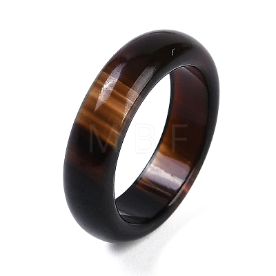 Dyed & Heated Natural Agate Finger Rings for Women RJEW-Z075-02K-1