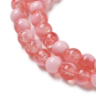 Crackle Glass Beads X1-GLAA-U001-6mm-13-1