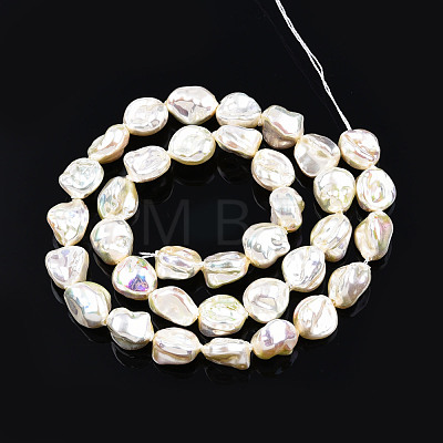 ABS Plastic Imitation Pearl Beads Strands KY-N015-15-A05-1