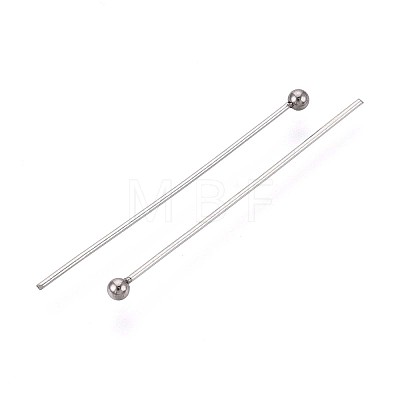 304 Stainless Steel Head Pins STAS-T065-30mm-20P-1