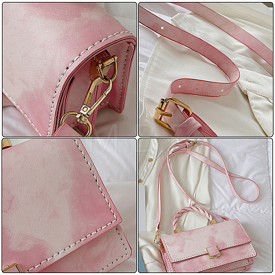 DIY Imitation Leather Sew on Women's Marble Pattern Handbag Making Kits DIY-WH0320-18A-1