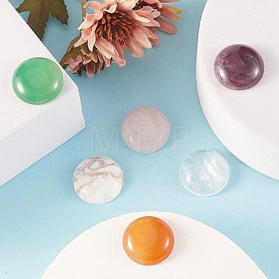 2 Size Natural & Synthetic Gemstone Cabochons G-SZ0001-74-1