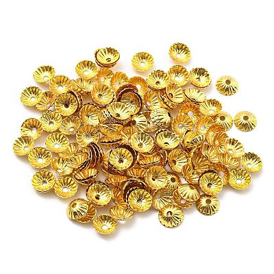Rack Plating Brass Bead Cone KK-F856-01G-1