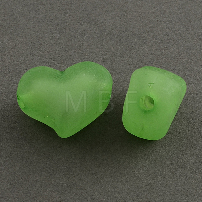 Frosted Acrylic Beads X-FACR-Q004-M-1