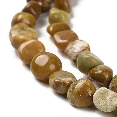 Natural Yellow Opal Beads Strands G-P497-01E-34C-1