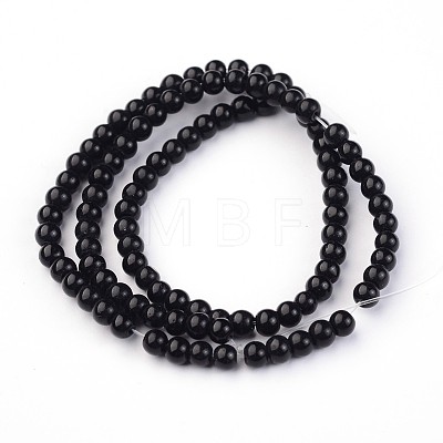 Glass Round Beads Strands GLAA-O005-A02-3mm-1