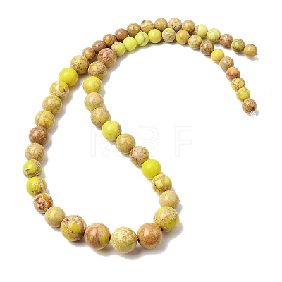 Natural Imperial Jasper Graduated Beads Strands G-A323-C03-01D-1