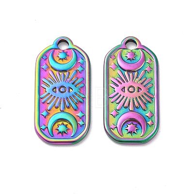 Ion Plating(IP) 304 Stainless Steel Pendants STAS-E182-10M-1