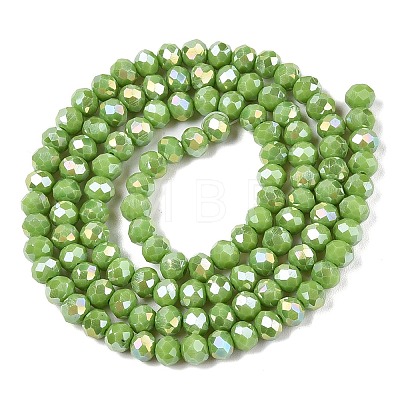 Electroplate Glass Beads Strands LS-EGLA-A044-P4mm-B30-1
