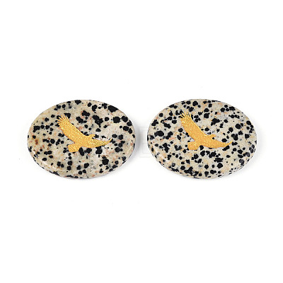 Natural Dalmatian Jasper Cabochons G-T143-28J-1
