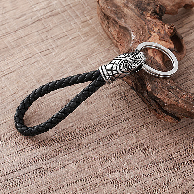 Snake Viking 304 Stainless Steel Keychains YZ6352-1