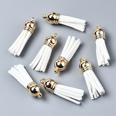 Faux Suede Tassel Pendant Decorations FIND-T002-B40-1