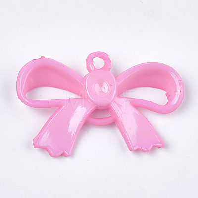 Opaque Solid Color Acrylic Pendants MACR-T030-09-1