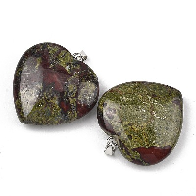 Natural Dragon Blood Pendants GG-K002-12A-25-1