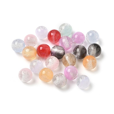 Two Tone Resin Beads RESI-Q025-02A-1