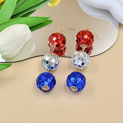 Resin Dangle Earrings PW-WG42A90-01-1