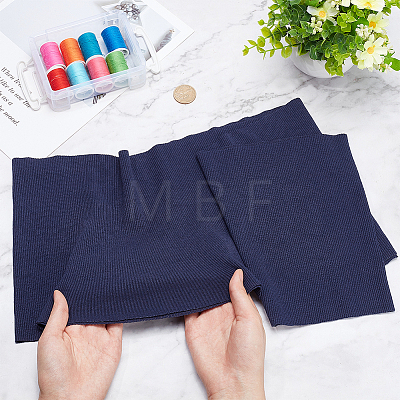 85% Cotton & 15% Elastic Fiber Ribbing Fabric for Cuffs FIND-WH0150-92C-1