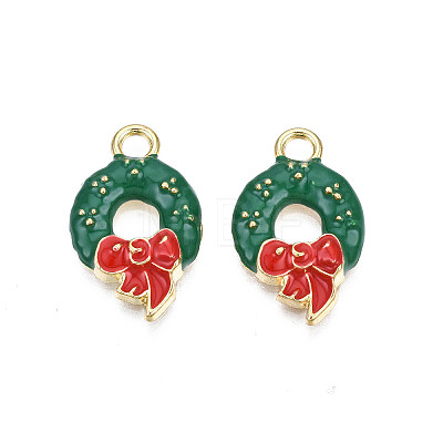 Rack Plating Alloy Enamel Charms LS-ENAM-N055-167-1