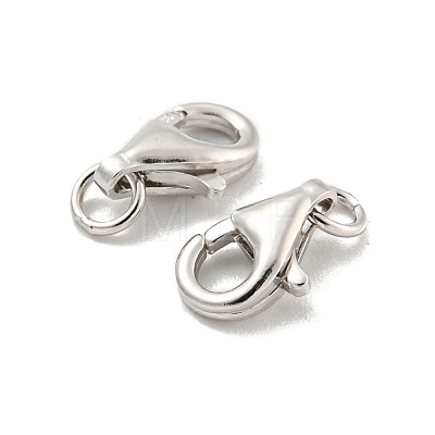 925 Sterling Silver Lobster Claw Clasps STER-C005-09P-1