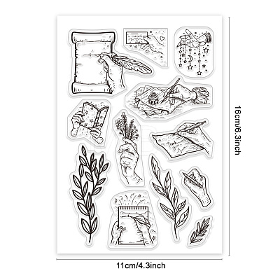 Custom PVC Plastic Clear Stamps DIY-WH0618-0009-1