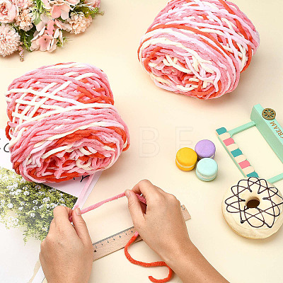 4 Bundles Polyester Yarn FB-FSB9EF-01I-1
