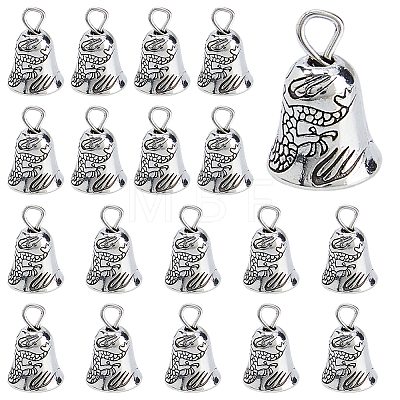Alloy Bell Charms FIND-WH0173-417AS-1