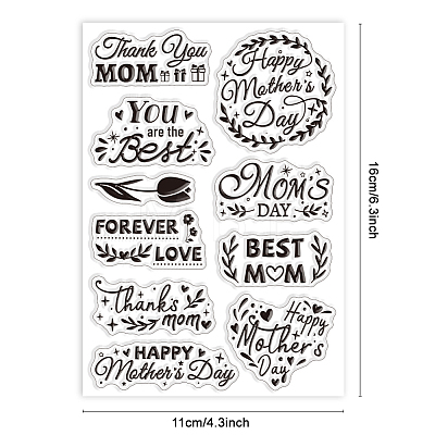 Custom PVC Plastic Clear Stamps DIY-WH0448-0556-1