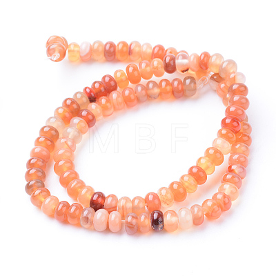 Natural Carnelian Bead Strands X-G-R403-4x6-16-1