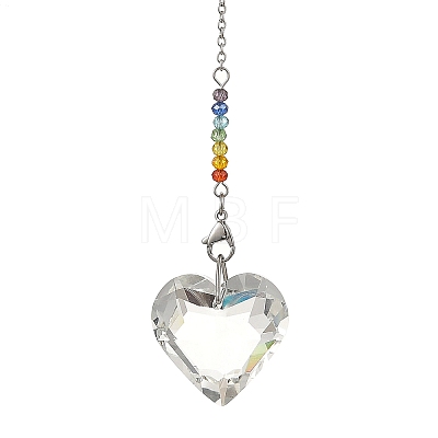 7 Chakra Crystal Suncatcher HJEW-JM05025-03-1