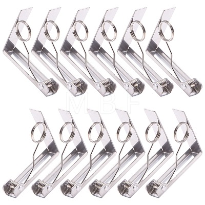 Stainless Steel Tablecloth Clips TOOL-WH0119-10-1