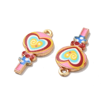 Alloy Enamel Pendants ENAM-D043-11G-03-1