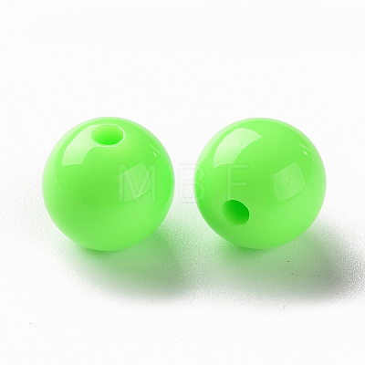 Opaque Acrylic Beads X-MACR-S370-C12mm-A30-1