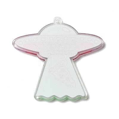 Space Theme Translucent Resin Pendants RESI-K019-11A-1