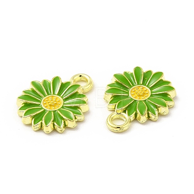 Alloy Enamel Charms FIND-H035-01F-LG-1