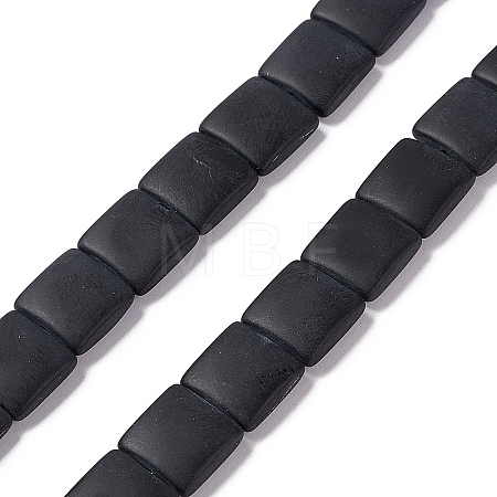 Transparent Frosted Glass Beads Strands FGLA-S001-01F-1
