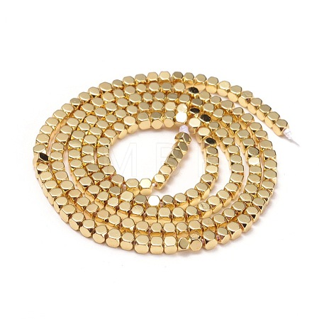 Electroplate Non-magnetic Synthetic Hematite Beads Strands X-G-I260-09A-1
