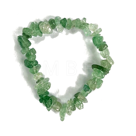 Natural Strawberry Quartz Stretch Bracelets PW-WG56138-16-1