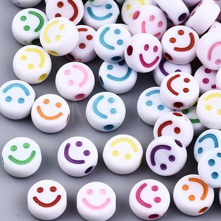 Opaque Craft Acrylic Beads MACR-S369-003A-01-1