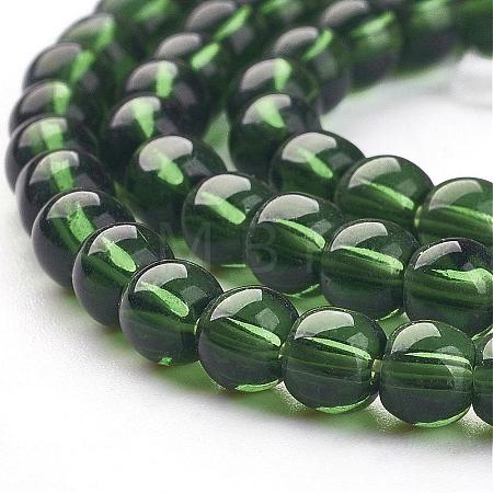 Glass Beads Strands GR4mm18Y-1